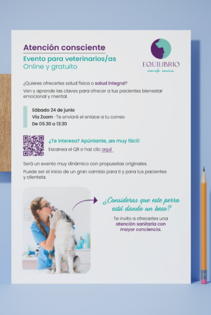 Cartel evento bienestar animal